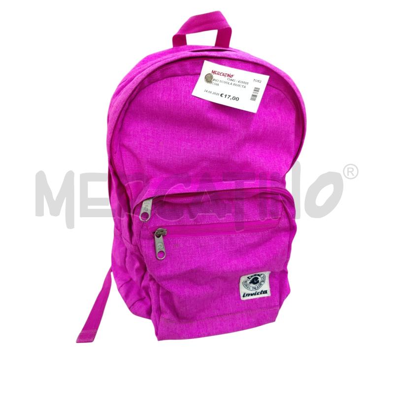 ZAINO SCUOLA INVICTA FUCSIA  | Mercatino dell'Usato Leini' 1