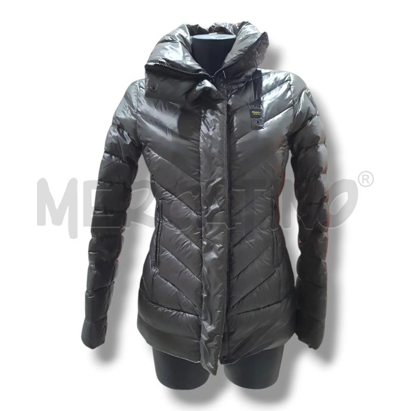 GIACCA DONNA CORTA  GRIGIO VERDE  BLAUER | Mercatino dell'Usato Osasco 1