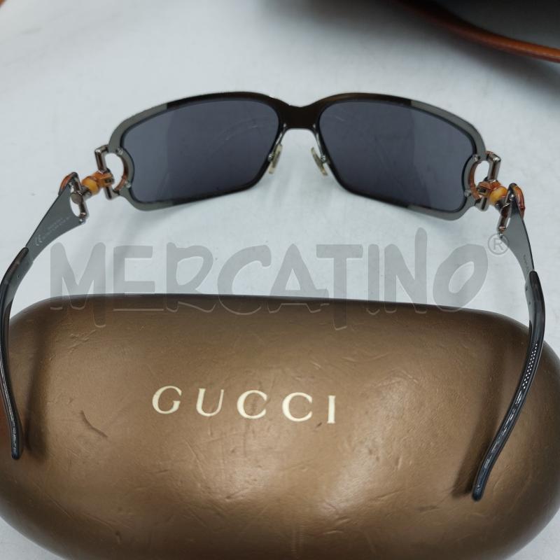 OCCHIALI DONNA DA SOLE GUCCI ASTICELLA BAMBU | Mercatino dell'Usato Osasco