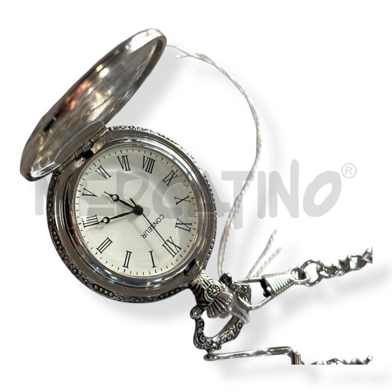 OROLOGIO DA TASCHINO CONSEUR ARGENTATO AUTOMOBILE | Mercatino dell'Usato Osasco 3