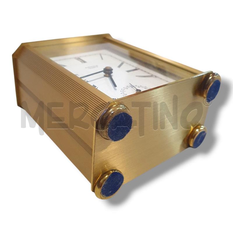 OROLOGIO DA TAVOLO KIENZLE DORATO ALTEZZA 14 CM | Mercatino dell'Usato Osasco 3