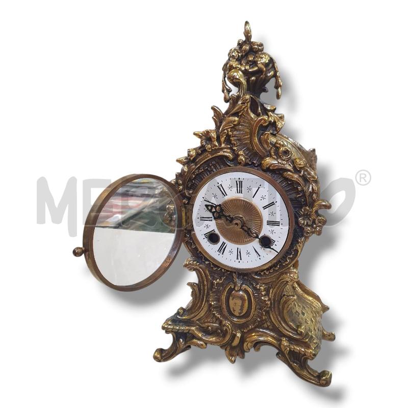 OROLOGIO SOPRAMMOBILE 35CM H BRONZO/OTTONATO | Mercatino dell'Usato Osasco 3