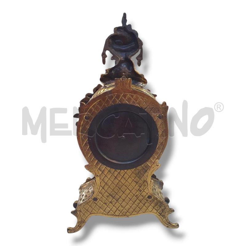 OROLOGIO SOPRAMMOBILE 35CM H BRONZO/OTTONATO | Mercatino dell'Usato Osasco 5