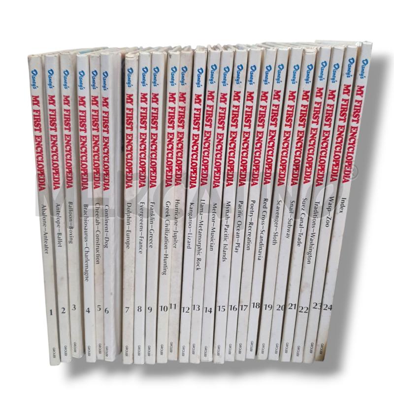 RACCOLTA DISNEY'S MY FIRST ENCICLOPEDIA 24 VOLUMI | Mercatino dell'Usato Osasco 1