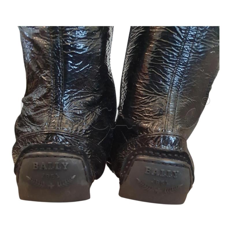 SCARPE DONNA BALLY VERNICE NERE STRINGHE | Mercatino dell'Usato Osasco 5