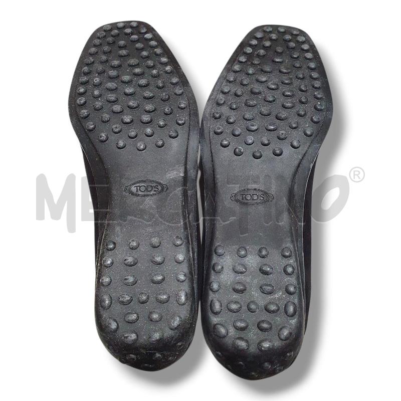 SCARPE DONNA  TODS NERE CAMOSCIO  DUE  BARRETTE ARGENTO | Mercatino dell'Usato Osasco 4
