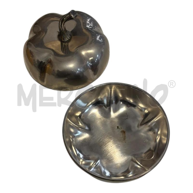 SCATOLA IN SILVERPLATED FORMA ZUCCA VINTAGE 5X10 | Mercatino dell'Usato Osasco 2