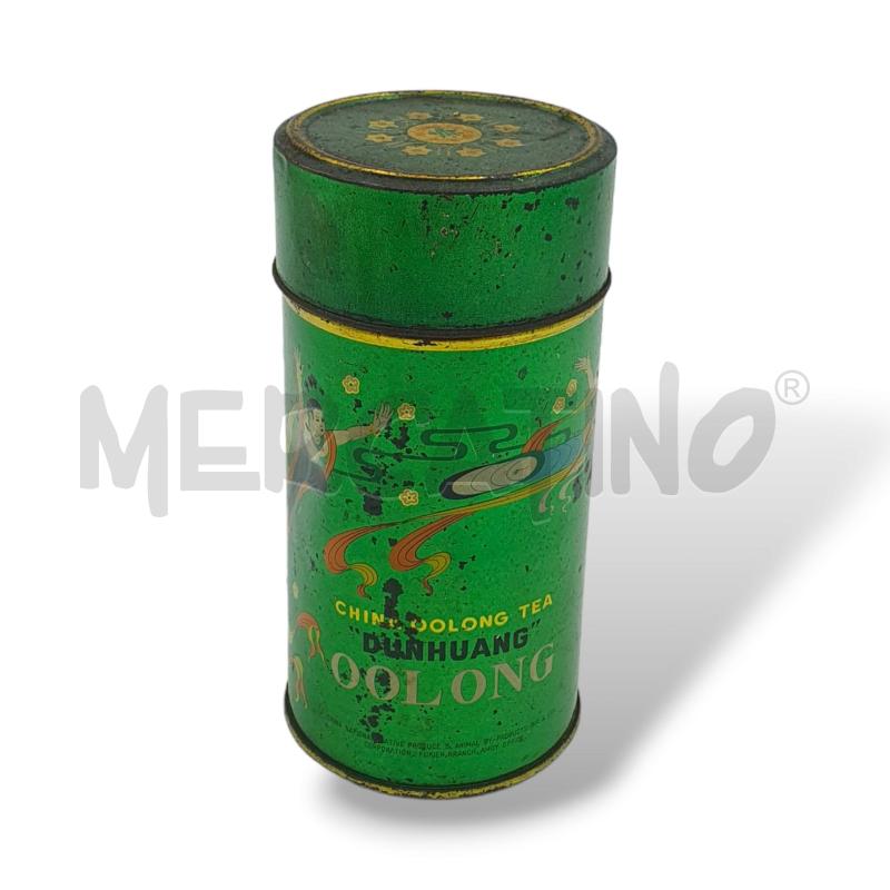 SCATOLA LATTA CHINA OOLONG TEA D.7.5 X 15.5 CM | Mercatino dell'Usato Osasco 1