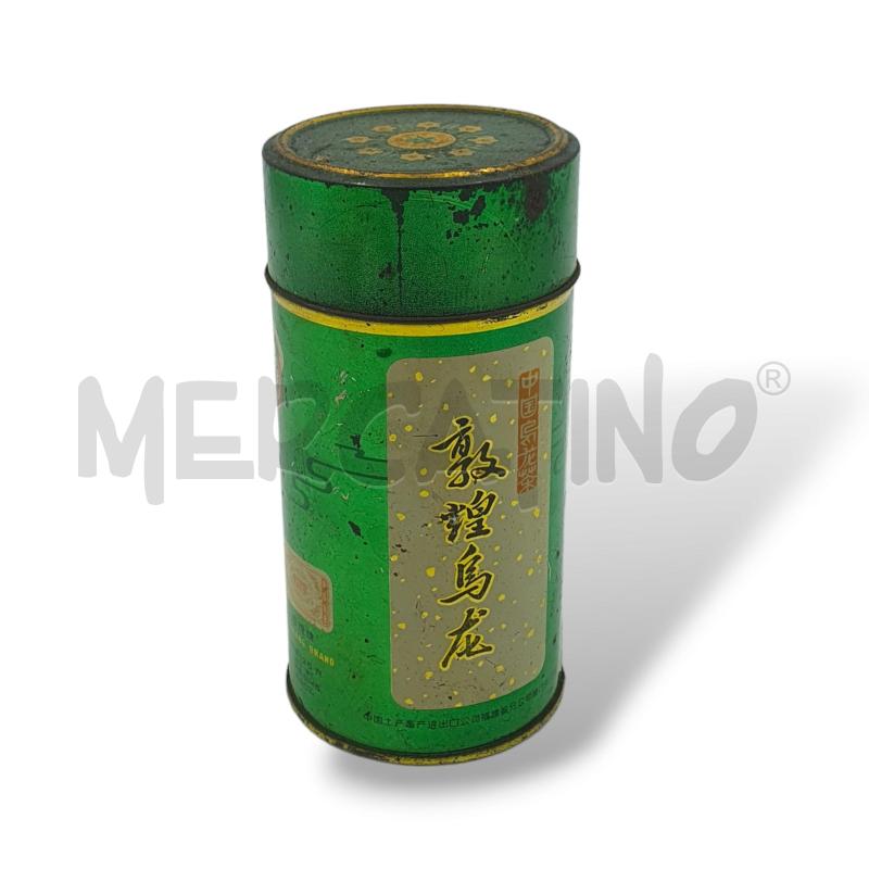 SCATOLA LATTA CHINA OOLONG TEA D.7.5 X 15.5 CM | Mercatino dell'Usato Osasco 2