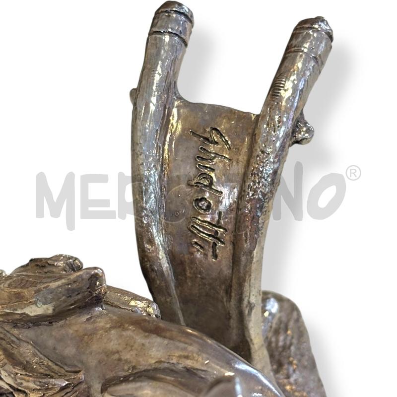 SCULTURA PLACCATA ARGENTO GHIDOTTI XX SEC | Mercatino dell'Usato Osasco 4