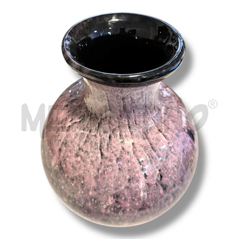 VASO IN VETRO DI MURANO ALTEZZA 40 CM VIOLA | Mercatino dell'Usato Osasco 3