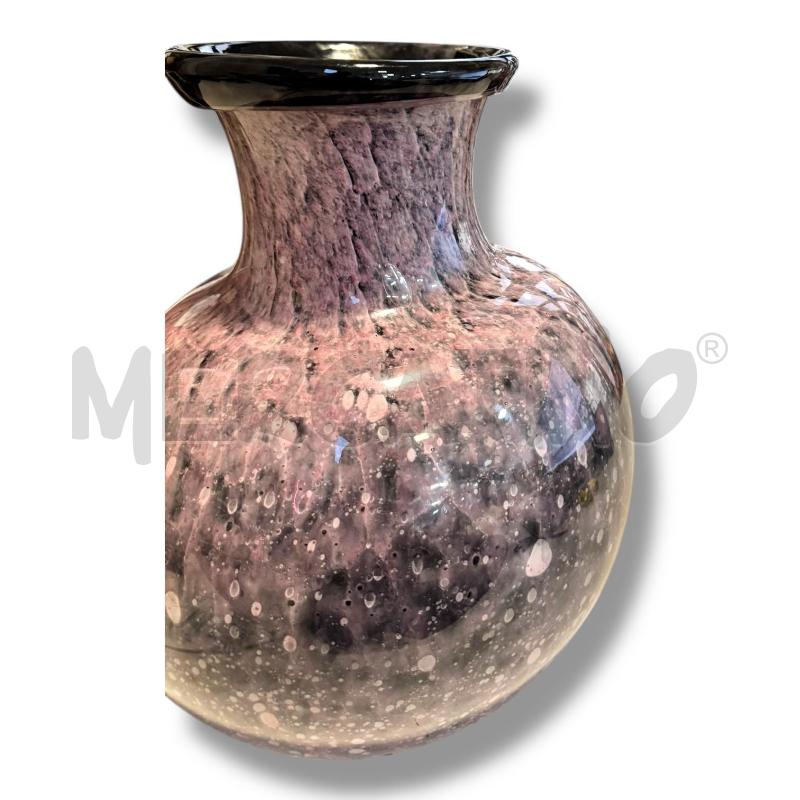 VASO IN VETRO DI MURANO ALTEZZA 40 CM VIOLA | Mercatino dell'Usato Osasco 5