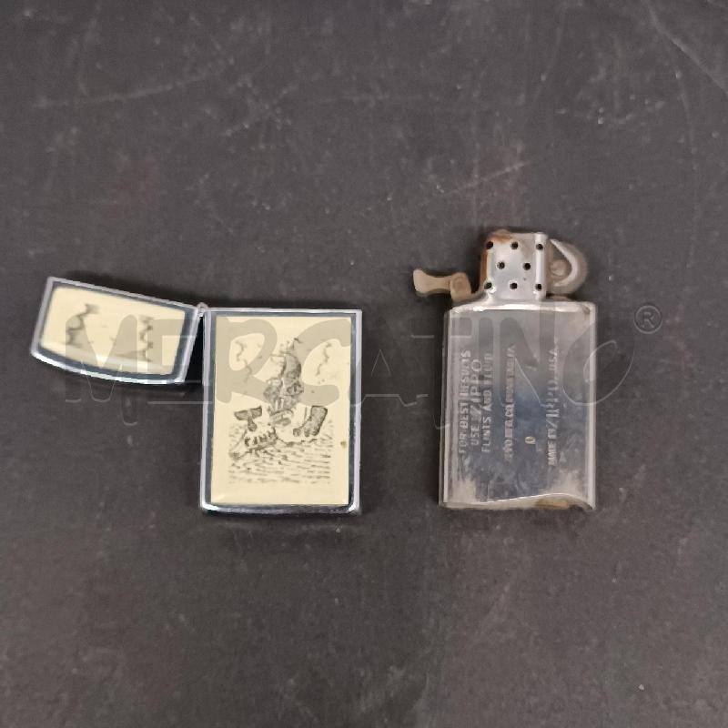ACCENDINO DA COLLEZIONE ZIPPO CON CARAVELLE DA REVISIONARE | Mercatino dell'Usato Burolo 2