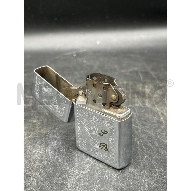 ACCENDINO DA COLLEZIONE ZIPPO DECORATO ACCIAIO | Mercatino dell'Usato Burolo 2