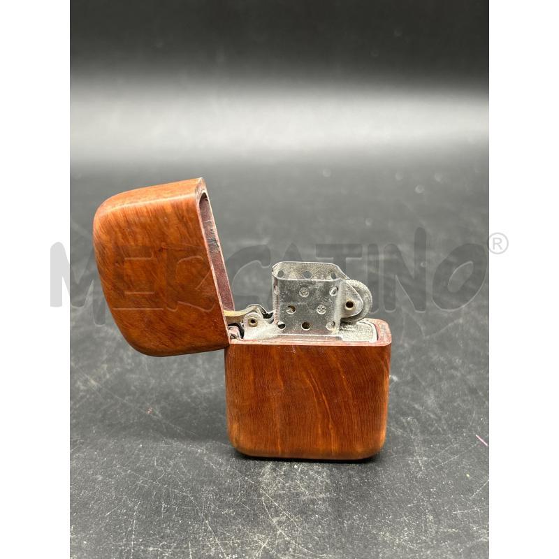 ACCENDINO STILE ZIPPO LEGNO | Mercatino dell'Usato Burolo 2