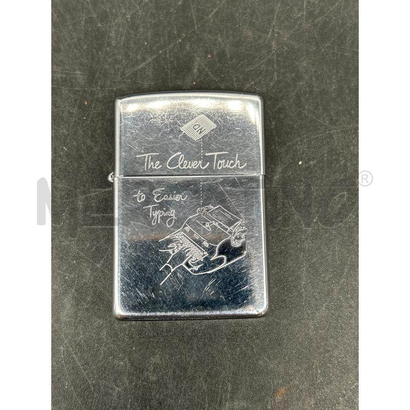 ACCENDINO ZIPPO THE CLEVER TOUCH MACCHINA DA SCRIVERE | Mercatino dell'Usato Burolo 1