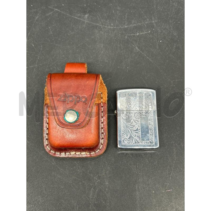 ACCENDINO  ZIPPO BRADFORD+ CUSTODIA CUOIO | Mercatino dell'Usato Burolo 1