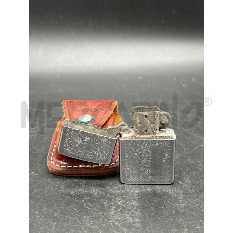ACCENDINO  ZIPPO BRADFORD+ CUSTODIA CUOIO | Mercatino dell'Usato Burolo 2