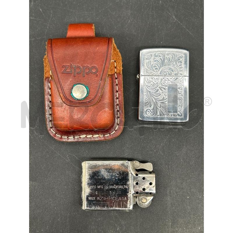 ACCENDINO  ZIPPO BRADFORD+ CUSTODIA CUOIO | Mercatino dell'Usato Burolo 3
