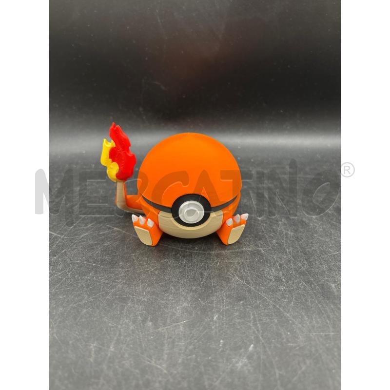 ACTION FIGURE POKEBALL CHARMANDER 3D | Mercatino dell'Usato Burolo 1