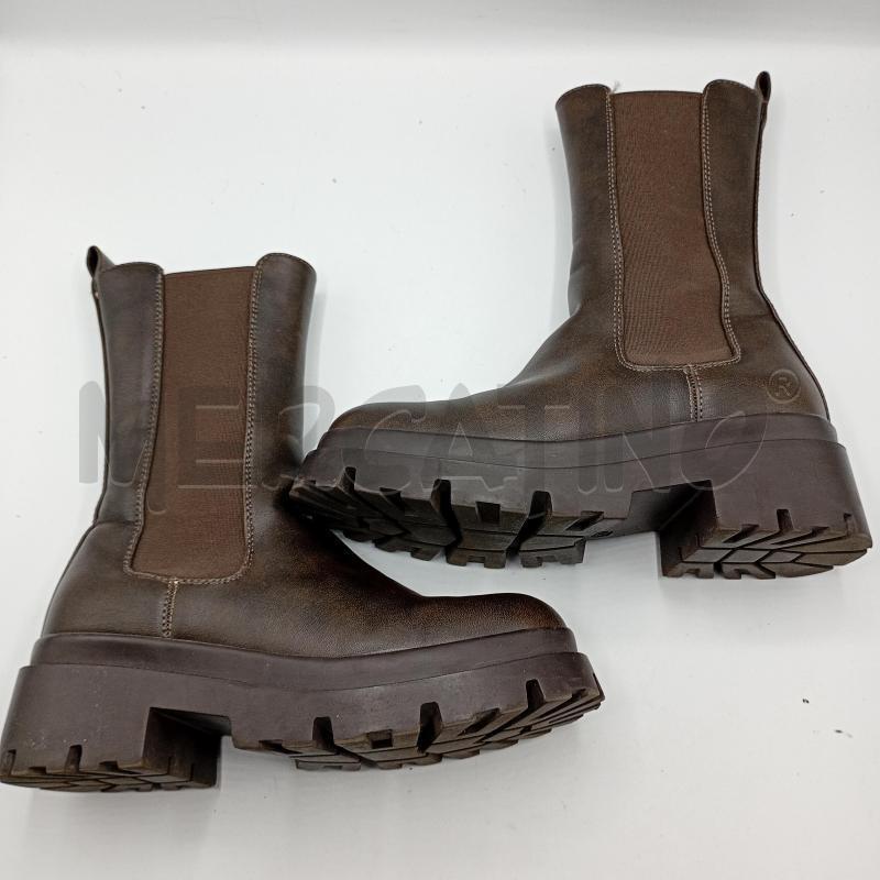 ANFIBI DONNA EVEN&ODD MARRONE GAMBALETTO ELASTICO | Mercatino dell'Usato Burolo 2