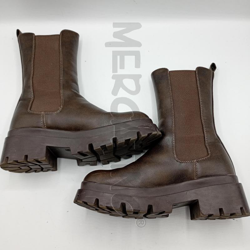 ANFIBI DONNA EVEN&ODD MARRONE GAMBALETTO ELASTICO | Mercatino dell'Usato Burolo 3