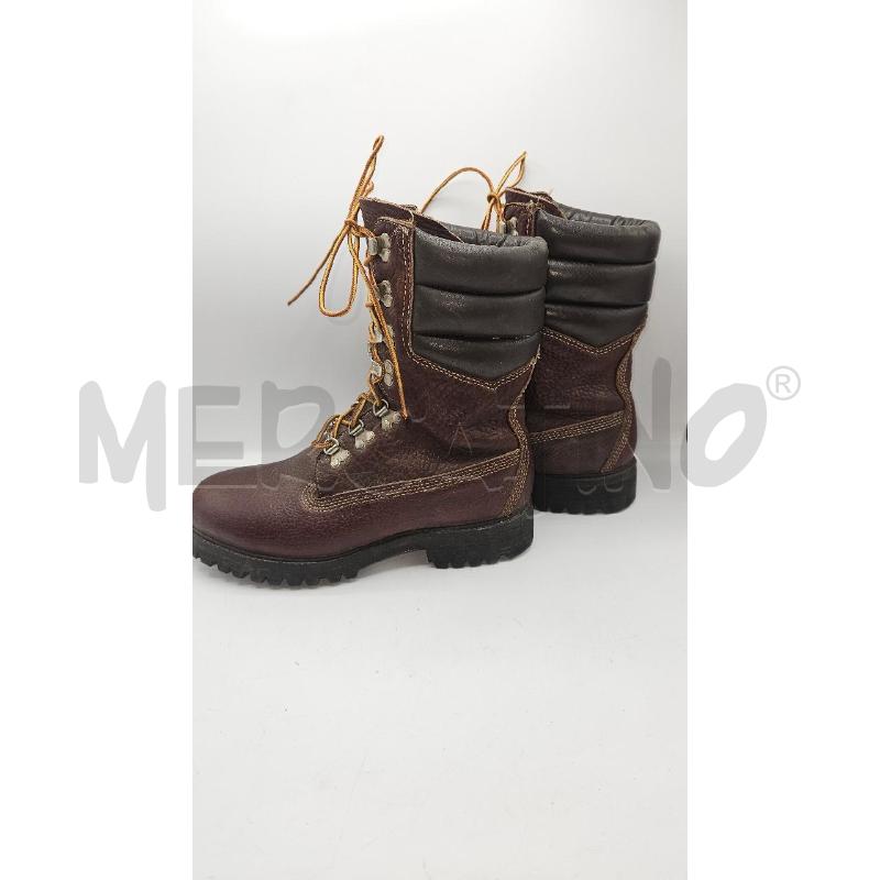 ANFIBI UOMO TIMBERLAND ALTI BORDEAUX PELLE STRINGFATI | Mercatino dell'Usato Burolo 2