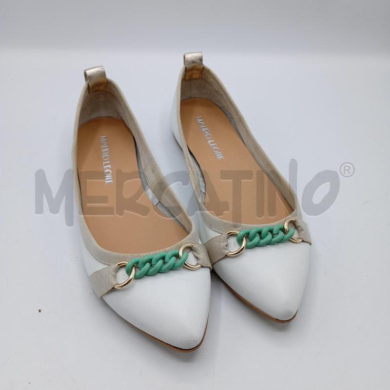 BALLERINA MAURO LEONE GHIACCIO FIBIA CERDE SALVIA | Mercatino dell'Usato Burolo 1