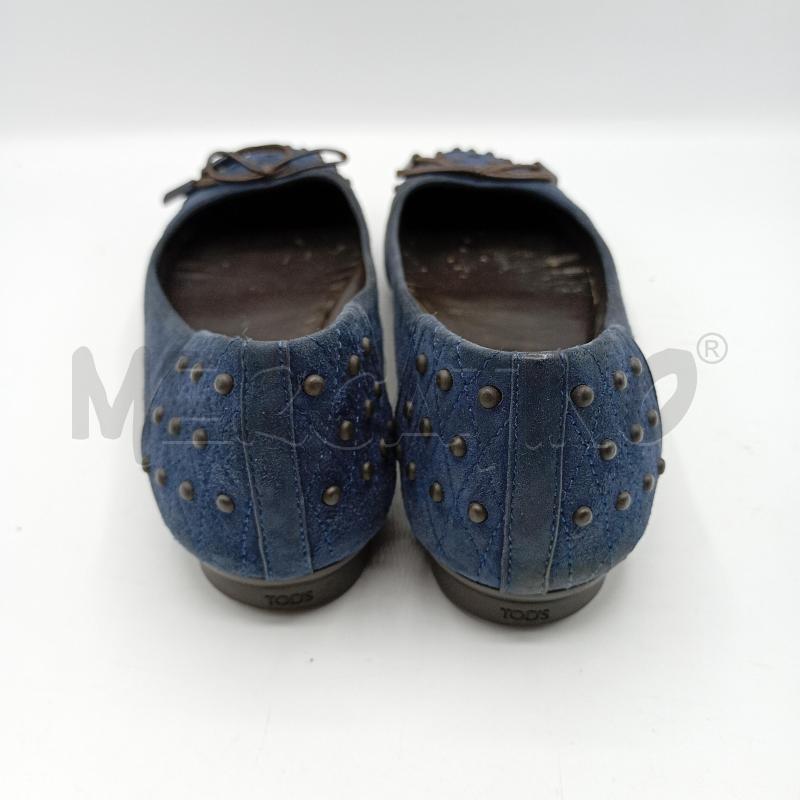 BALLERINA TODS BLU FIOCCO BORCHIE | Mercatino dell'Usato Burolo 4