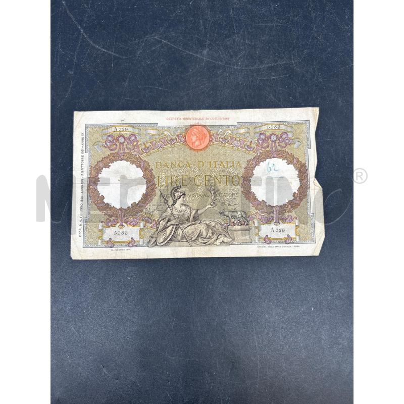BANCONOTA 100 LIRE A329 | Mercatino dell'Usato Burolo 2