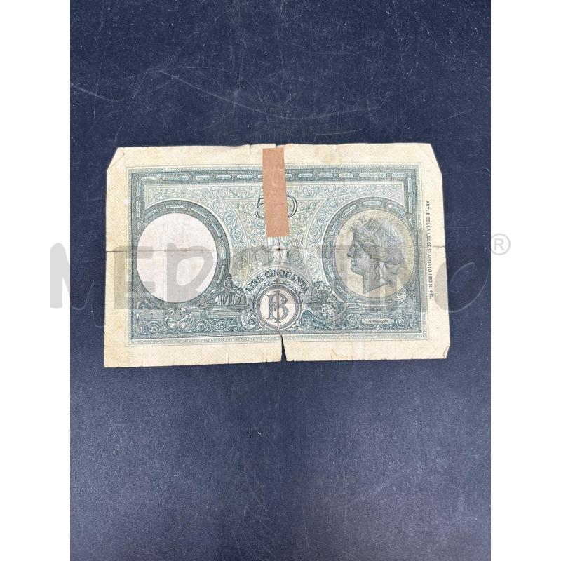 BANCONOTA 50 LIRE M29 | Mercatino dell'Usato Burolo 2