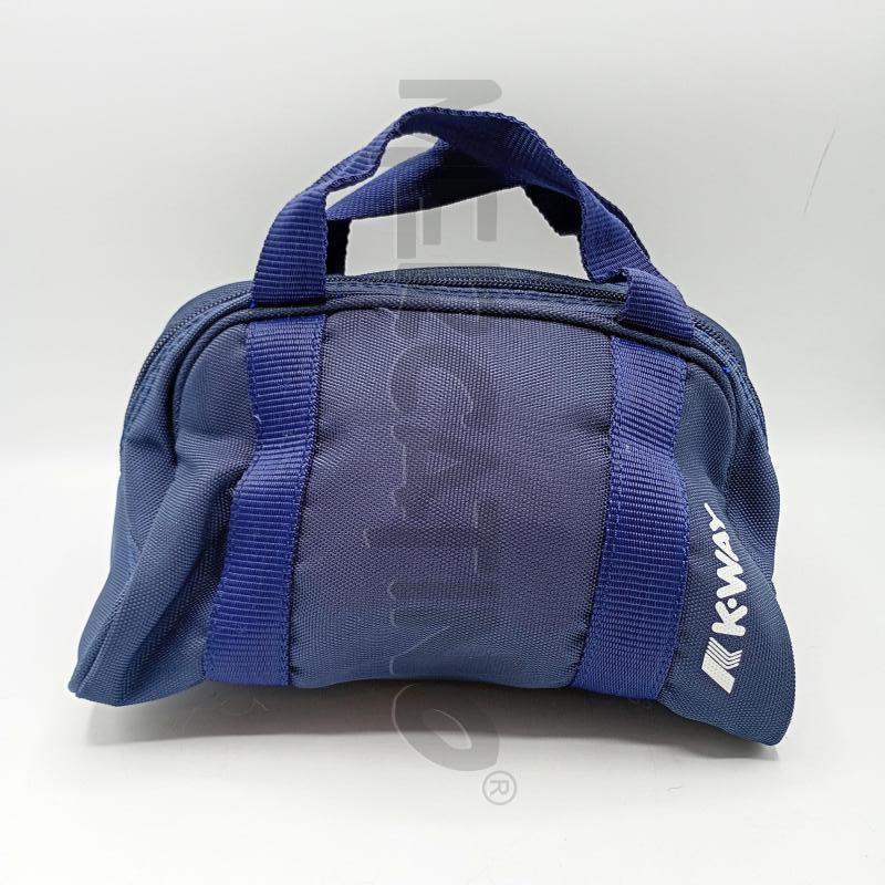 BEAUTY CASE K-WAY BLU NAVY ZIP | Mercatino dell'Usato Burolo 2