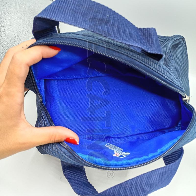 BEAUTY CASE K-WAY BLU NAVY ZIP | Mercatino dell'Usato Burolo 3