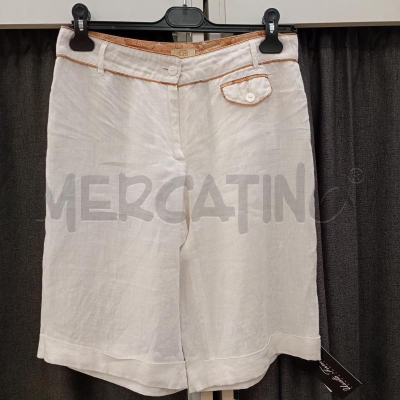 BERMUDA DONNA ALVIERO MARTINI  1 CLASSE BIANCO | Mercatino dell'Usato Burolo 1