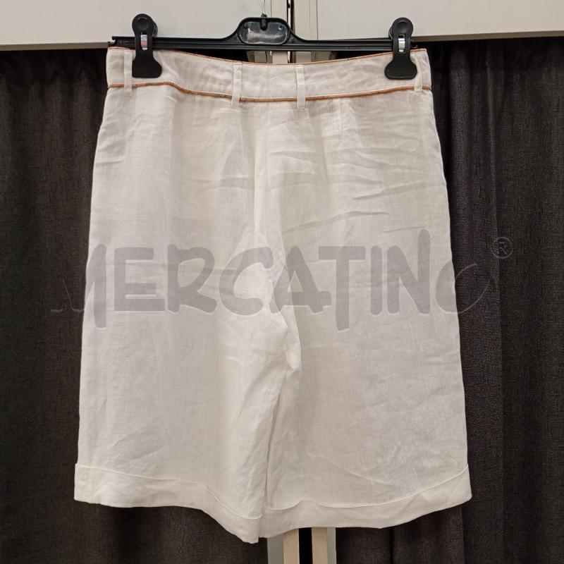 BERMUDA DONNA ALVIERO MARTINI  1 CLASSE BIANCO | Mercatino dell'Usato Burolo 2
