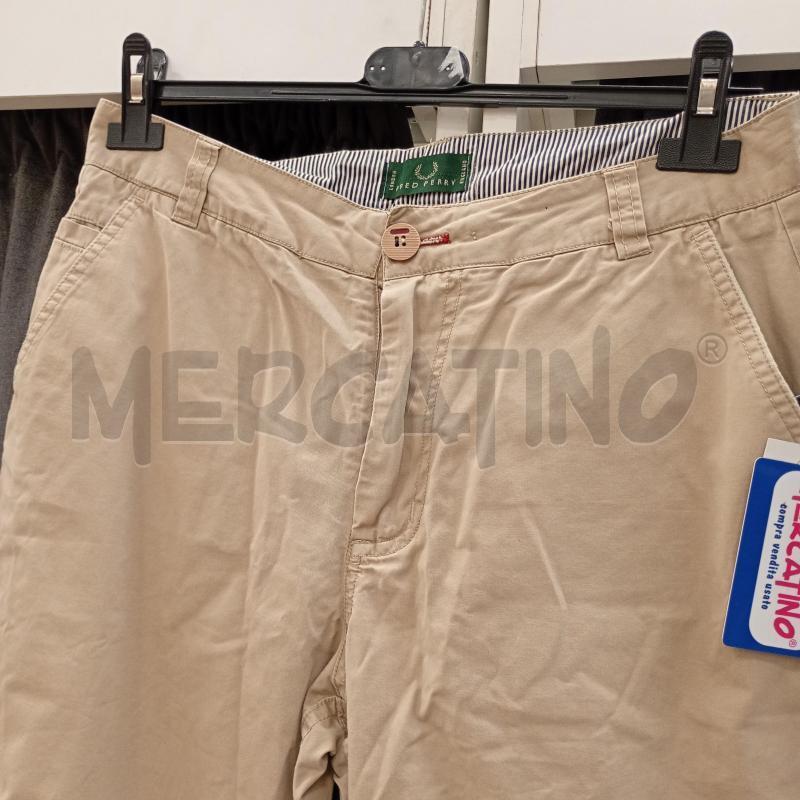 BERMUDA UOMO FRED PERRY BEIGE COTONE | Mercatino dell'Usato Burolo 3
