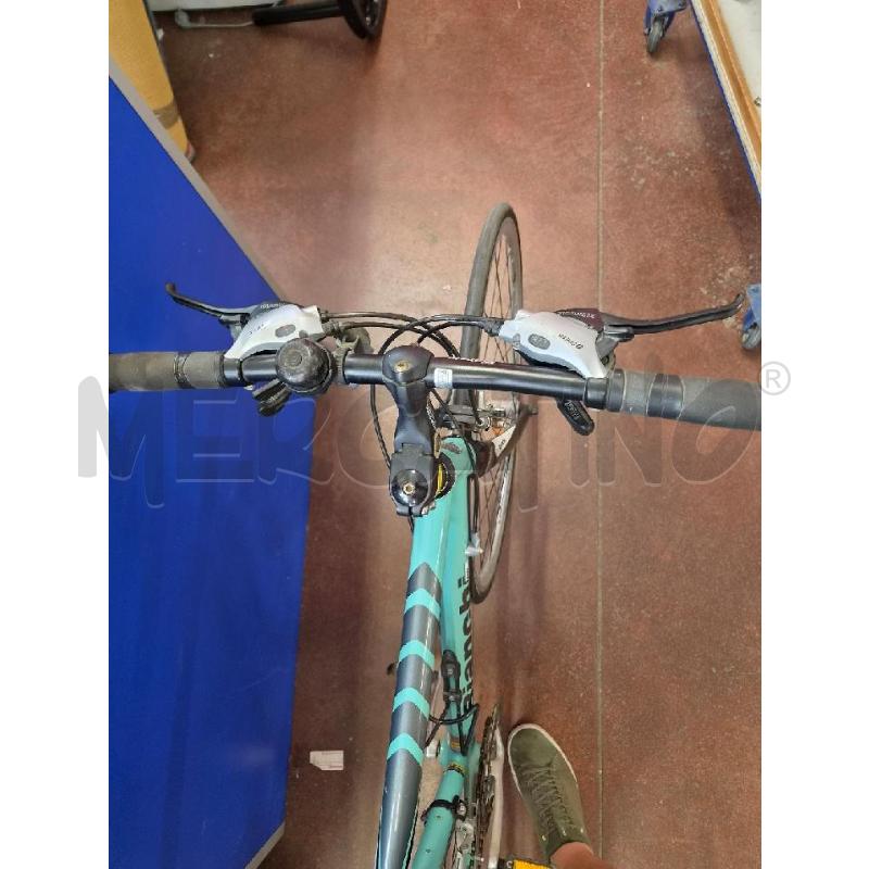 BICICLETTA UOMO CORSA BIANCHI AZZURRA | Mercatino dell'Usato Burolo 4