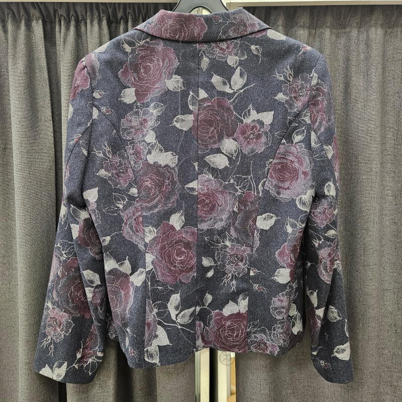 BLAZER DONNA KRIZIA BLU ROSE MISTO LANA | Mercatino dell'Usato Burolo 2