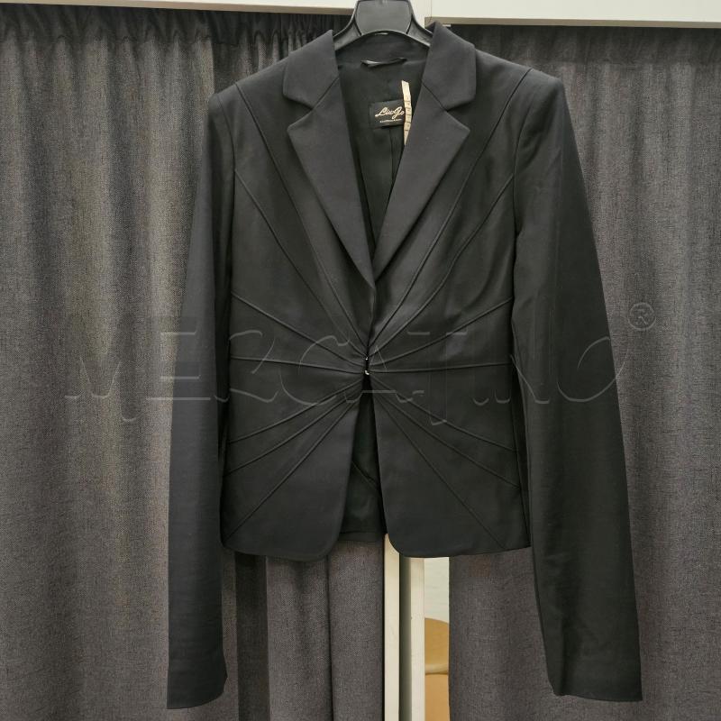 BLAZER DONNA LIUJO NERO RICAMI A VISTA IN RILIEVO  | Mercatino dell'Usato Burolo 3