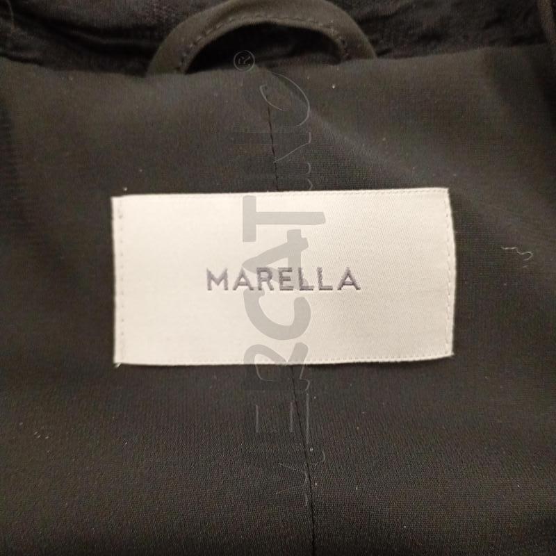 BLAZER DONNA MARELLA NERO LAVORAZIONE PIEGHE | Mercatino dell'Usato Burolo 4