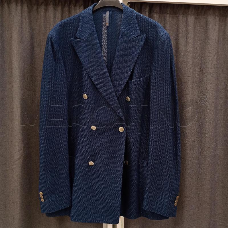 BLAZER UOMO MONTEDORO SLOWEAR BLU SFODERATA | Mercatino dell'Usato Burolo 1