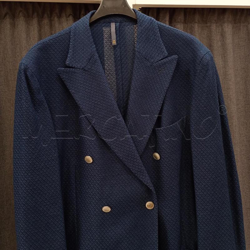 BLAZER UOMO MONTEDORO SLOWEAR BLU SFODERATA | Mercatino dell'Usato Burolo 3