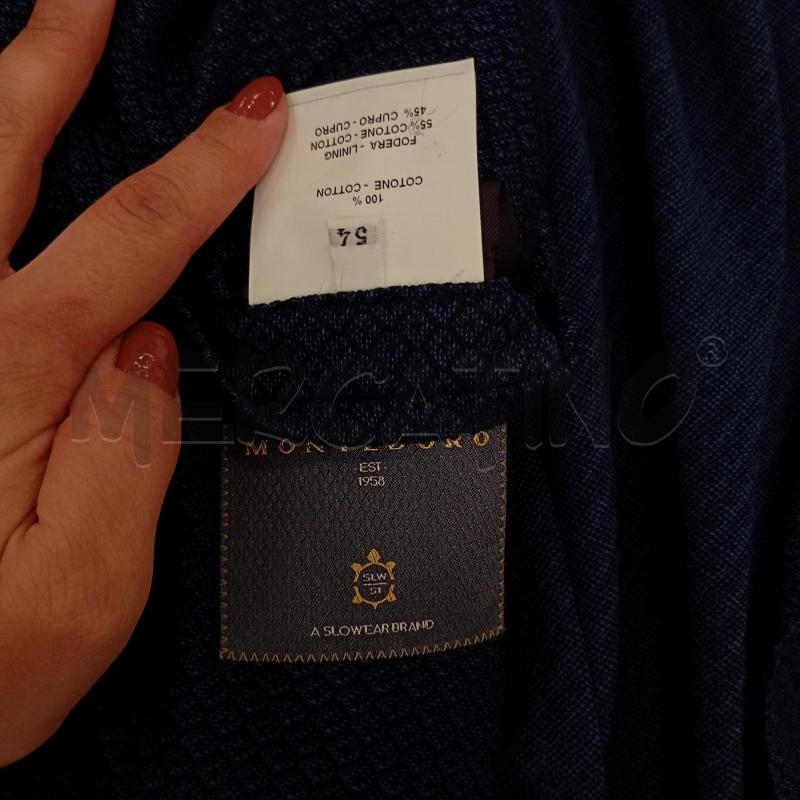 BLAZER UOMO MONTEDORO SLOWEAR BLU SFODERATA | Mercatino dell'Usato Burolo 4