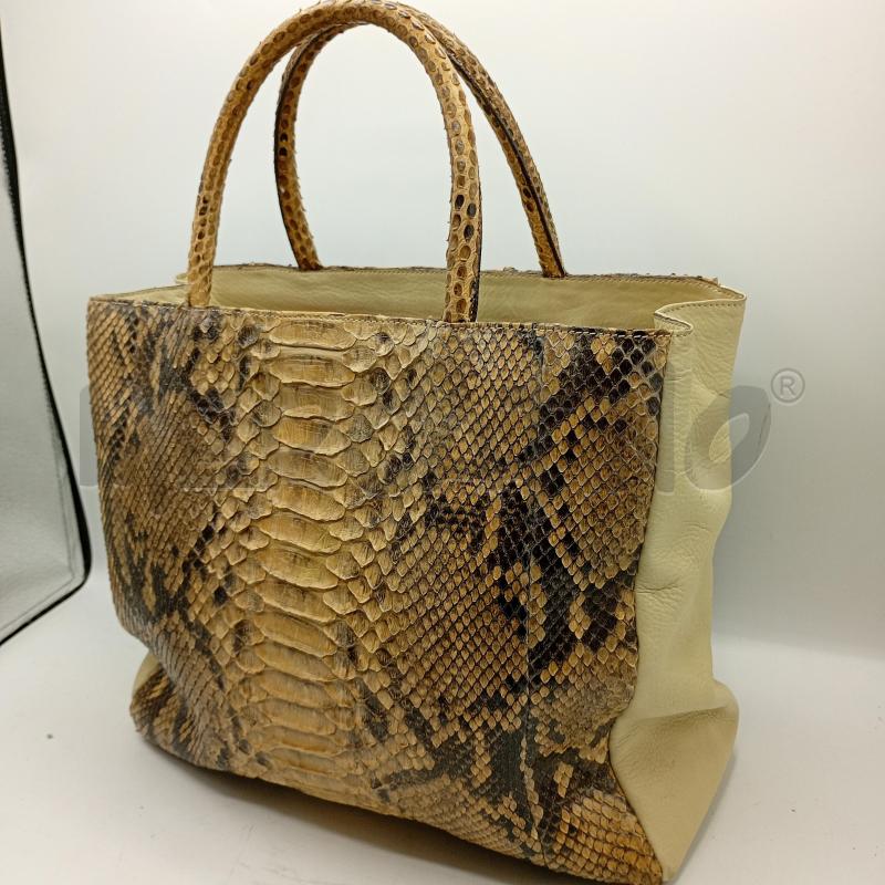 BORSA APE REGINA FIRENZE PANNELLI CENTRALI IN VERO PITONE | Mercatino dell'Usato Burolo 2