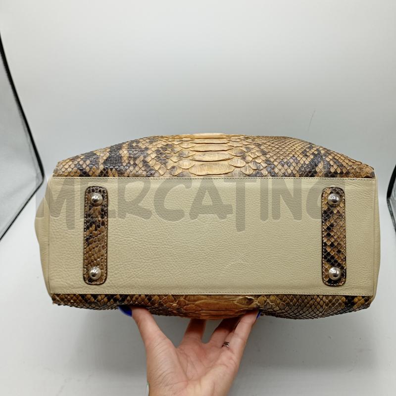 BORSA APE REGINA FIRENZE PANNELLI CENTRALI IN VERO PITONE | Mercatino dell'Usato Burolo 4