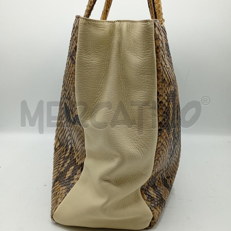 BORSA APE REGINA FIRENZE PANNELLI CENTRALI IN VERO PITONE | Mercatino dell'Usato Burolo 5