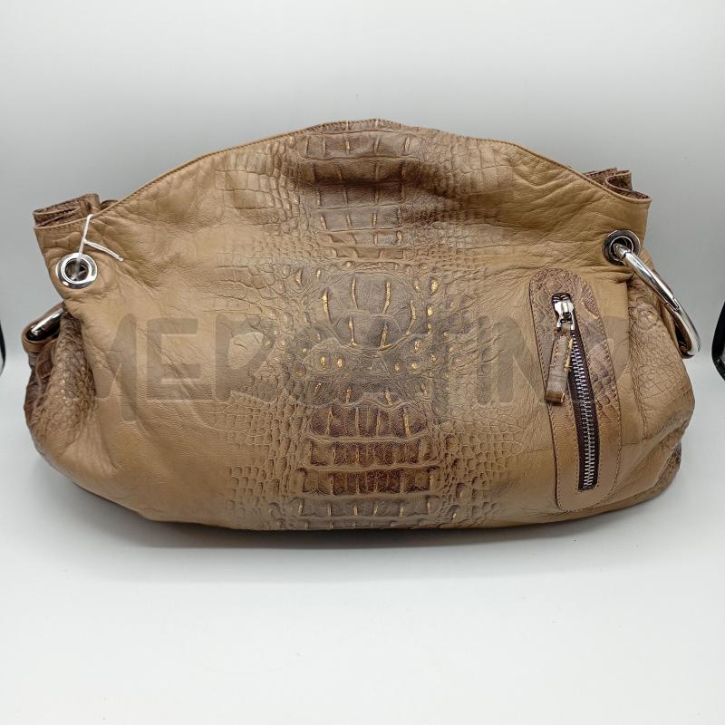 BORSA APE REGINA MARRONE PELLE | Mercatino dell'Usato Burolo 1