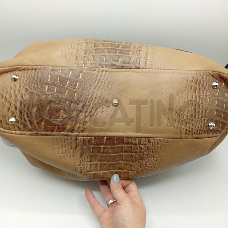 BORSA APE REGINA MARRONE PELLE | Mercatino dell'Usato Burolo 4