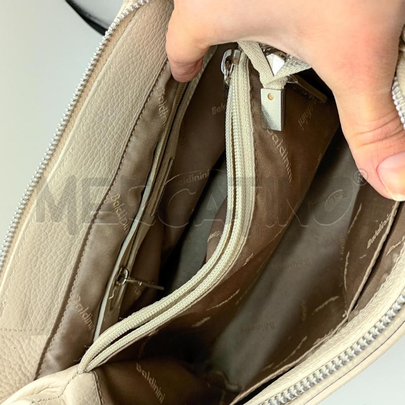BORSA A MANO TRACORLLA BALDININI BEIGE CHIARO | Mercatino dell'Usato Burolo 3