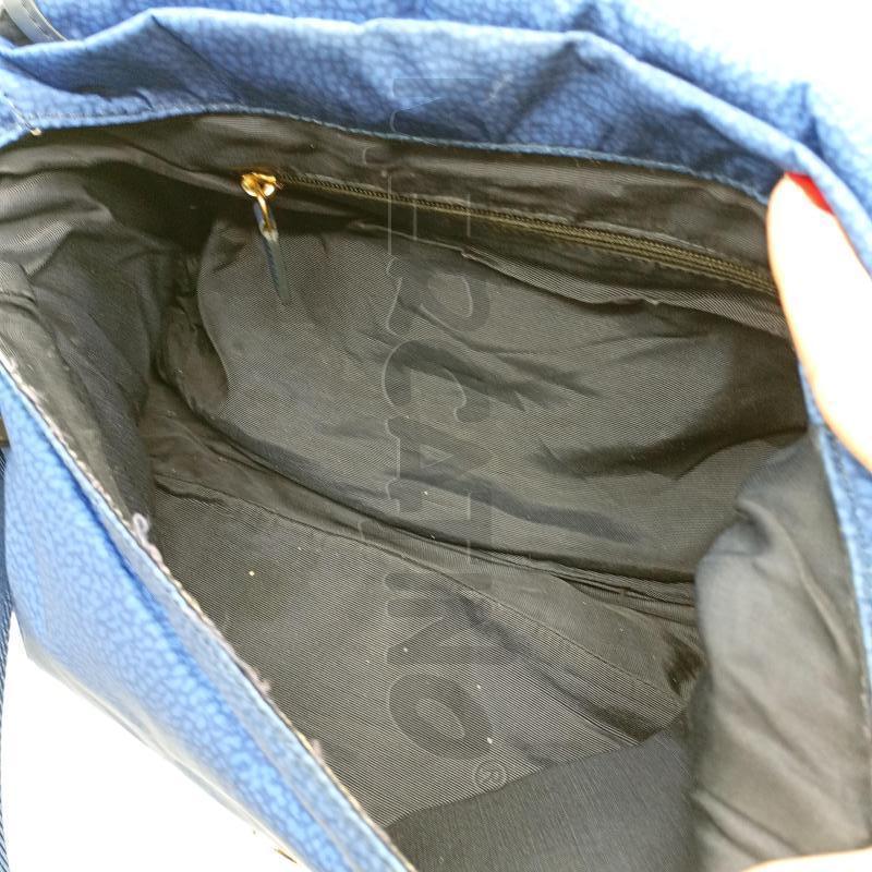 BORSA BORBONESE BLU TRACOLLA USURA ANGOLI INFERIORI | Mercatino dell'Usato Burolo 3